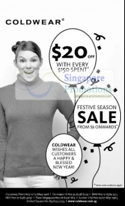 Featured image for Coldwear Festive Season Sale January 2011