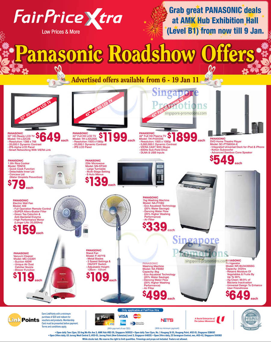 FairPrice Xtra Panasonic January 2011