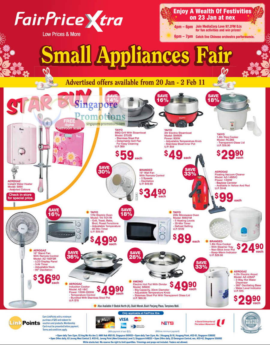 Fairprice Xtra 20 Jan 2011