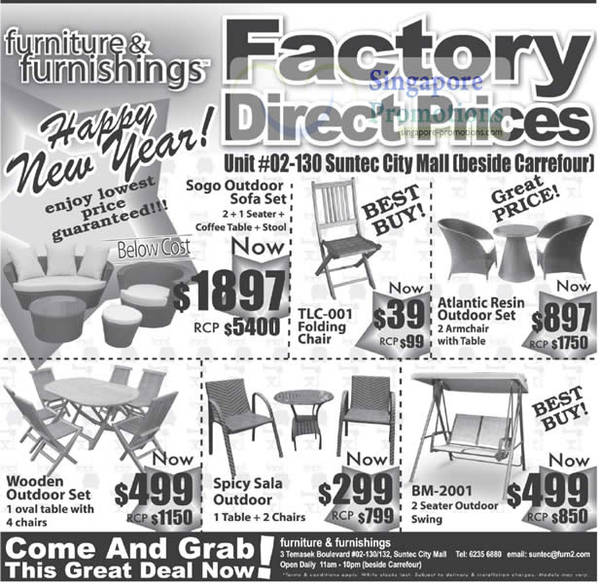 Featured image for Furniture & Furnishings New Year Sale January 2011