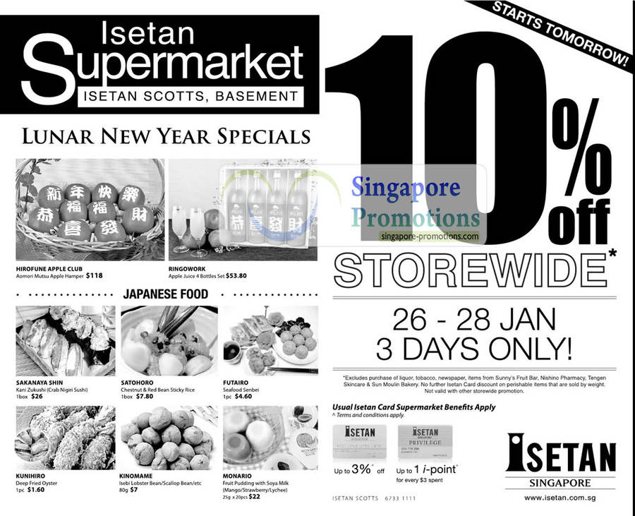 Isetan Scotts 25 Jan 2011