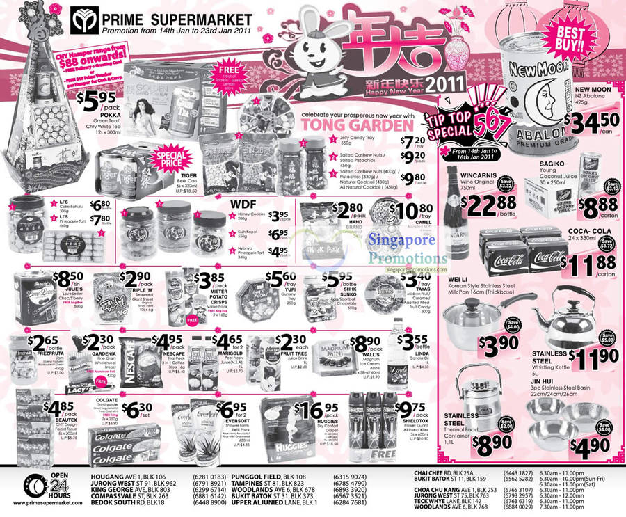 Prime Supermarket 14 – 23 January 2011