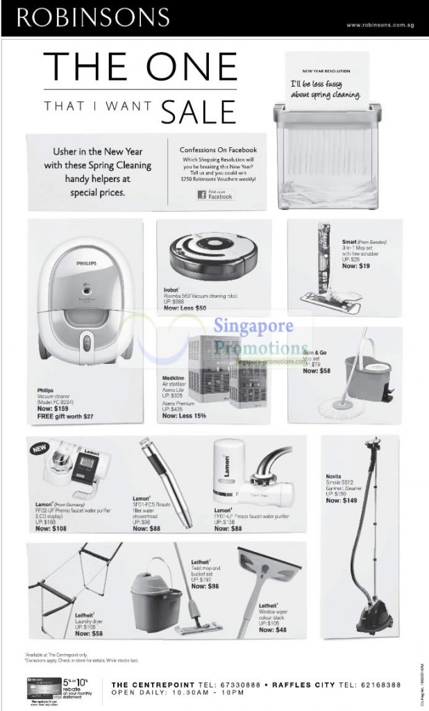 Robinsons Spring Cleaners January 2011