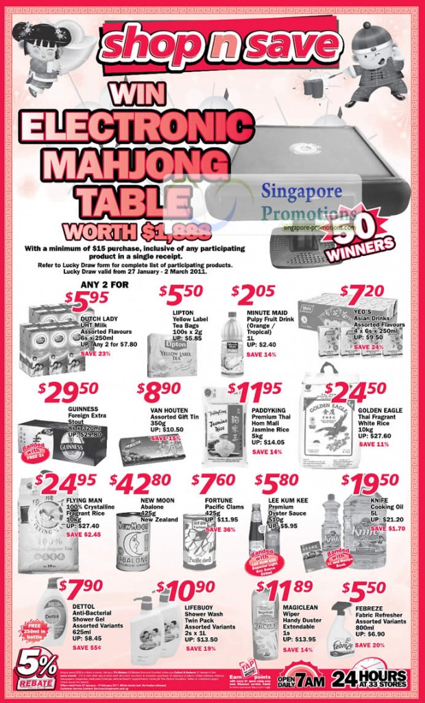 Shop N Save Electronic Mahjong Table