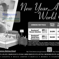Featured image for (EXPIRED) Simmons New Year Sale 8 January 2011