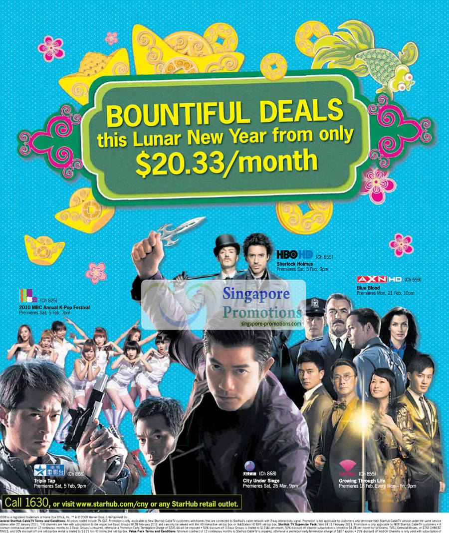 Starhub 20 Jan 2011 Bountiful Deals