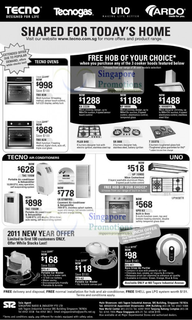 Tecno January 2011 Promotion