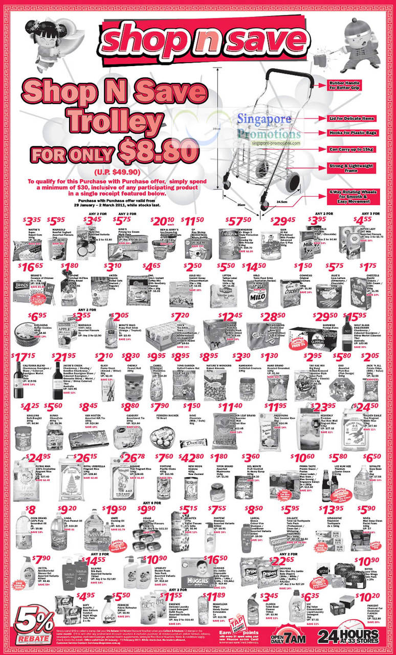 Trolley For 8.80 PwP, Other Food Items Price List
