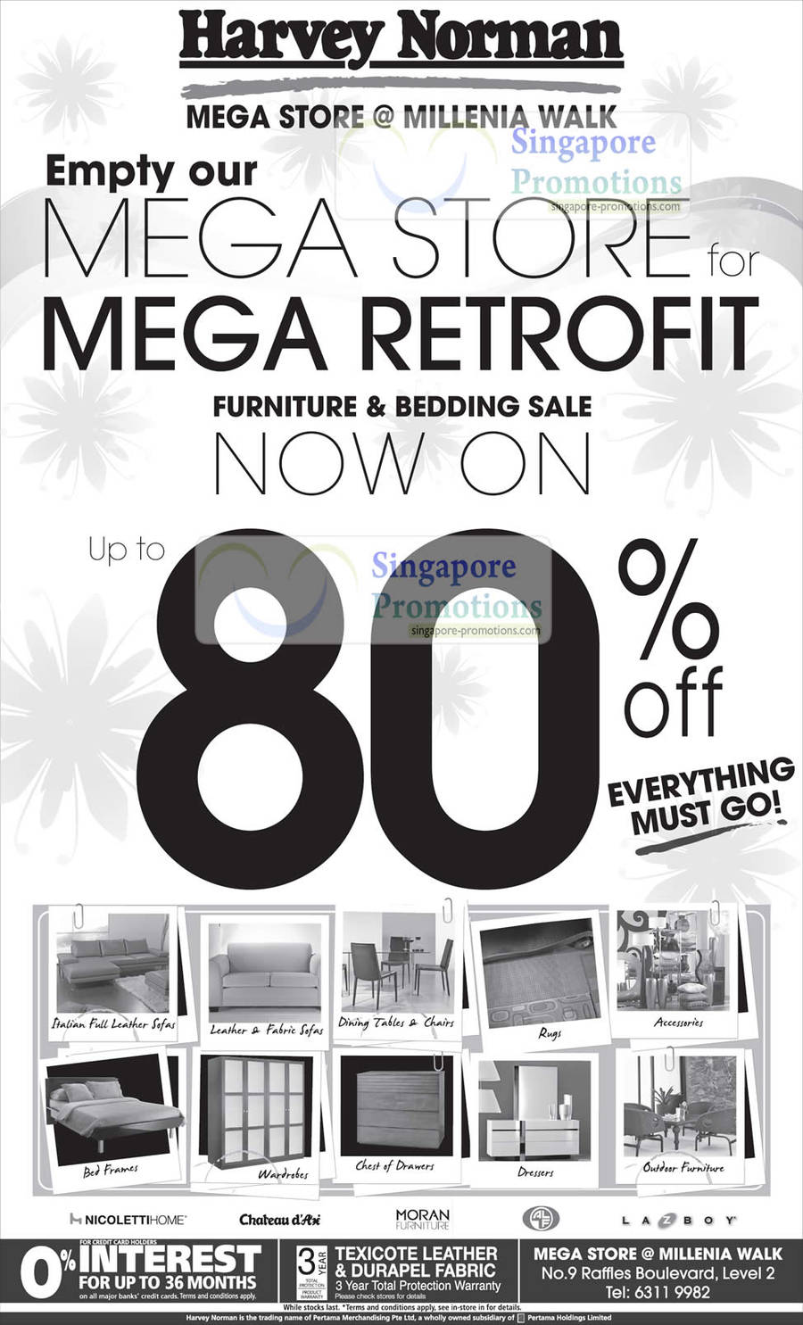 Up To 80 Percent Off Furniture Bedding Sale Millenia Walk