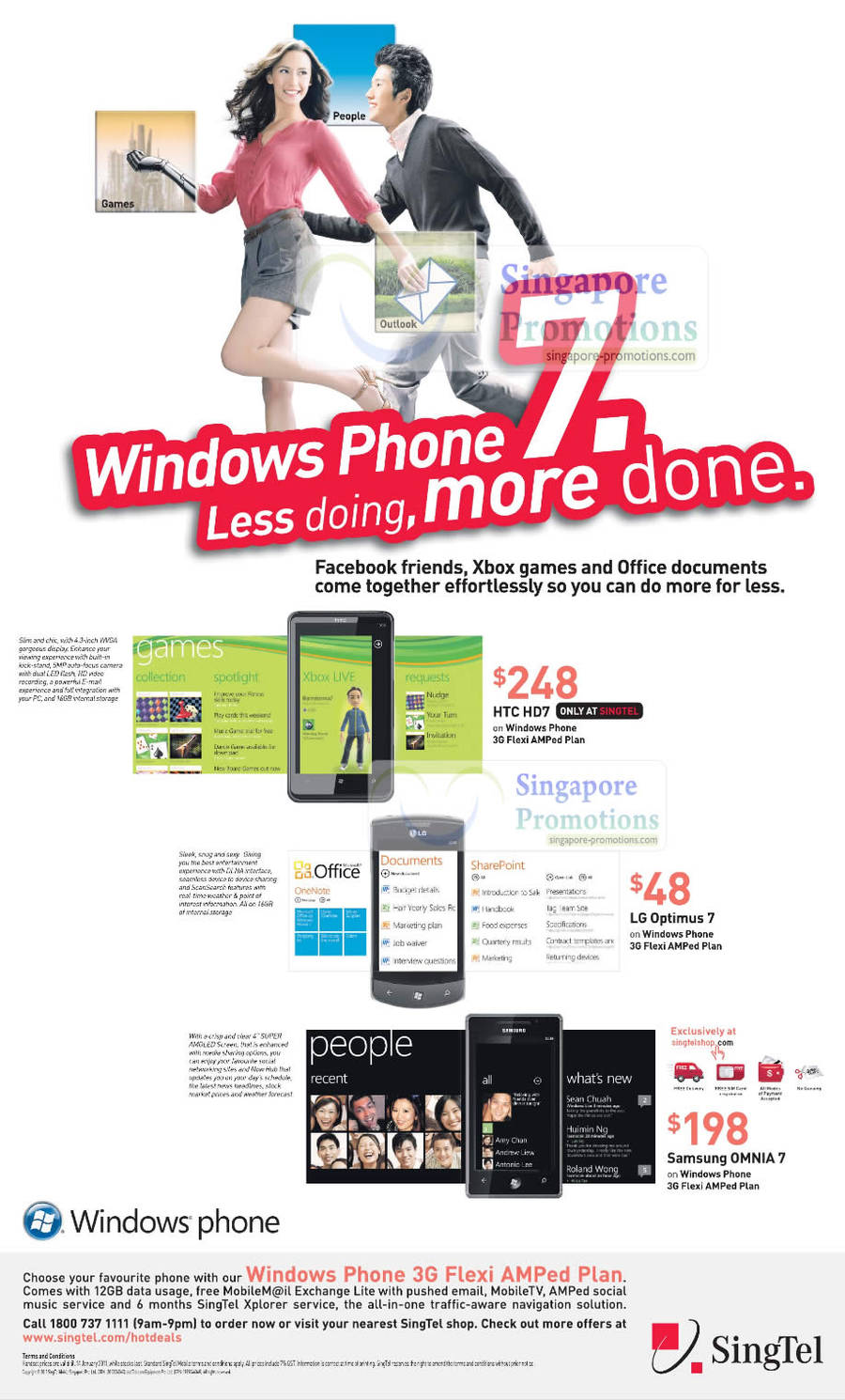 Windows Phone 7 HTC HD7 LG Optimus 7 Samsung Omnia 7