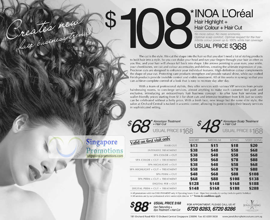 5 Mar INOA L’Oreal Hair Highlight, Hair Colour, Hair Cut