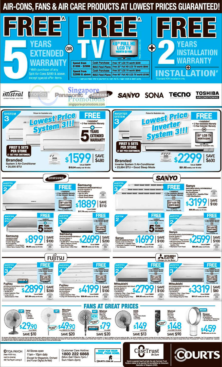 9 Apr Air Conditioner Samsung Sanyo Fujitsu Mitsubishi Electric