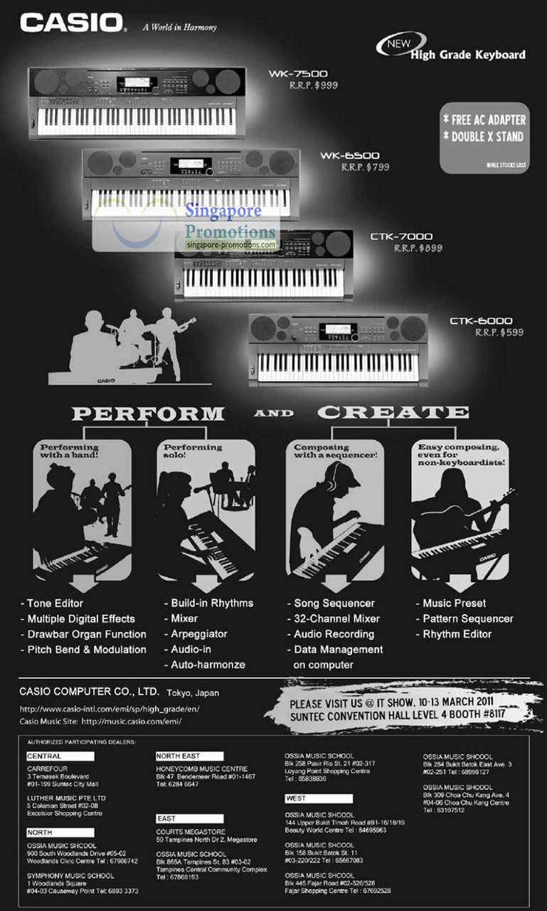 Casio Music 5 May 2011