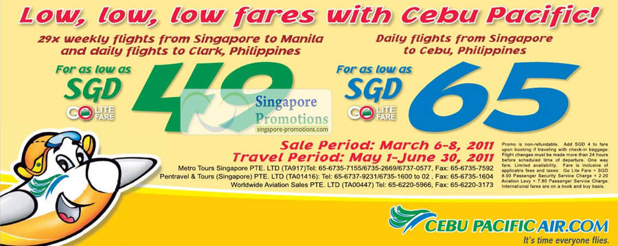 Cebu Pacific 6 Mar 2011