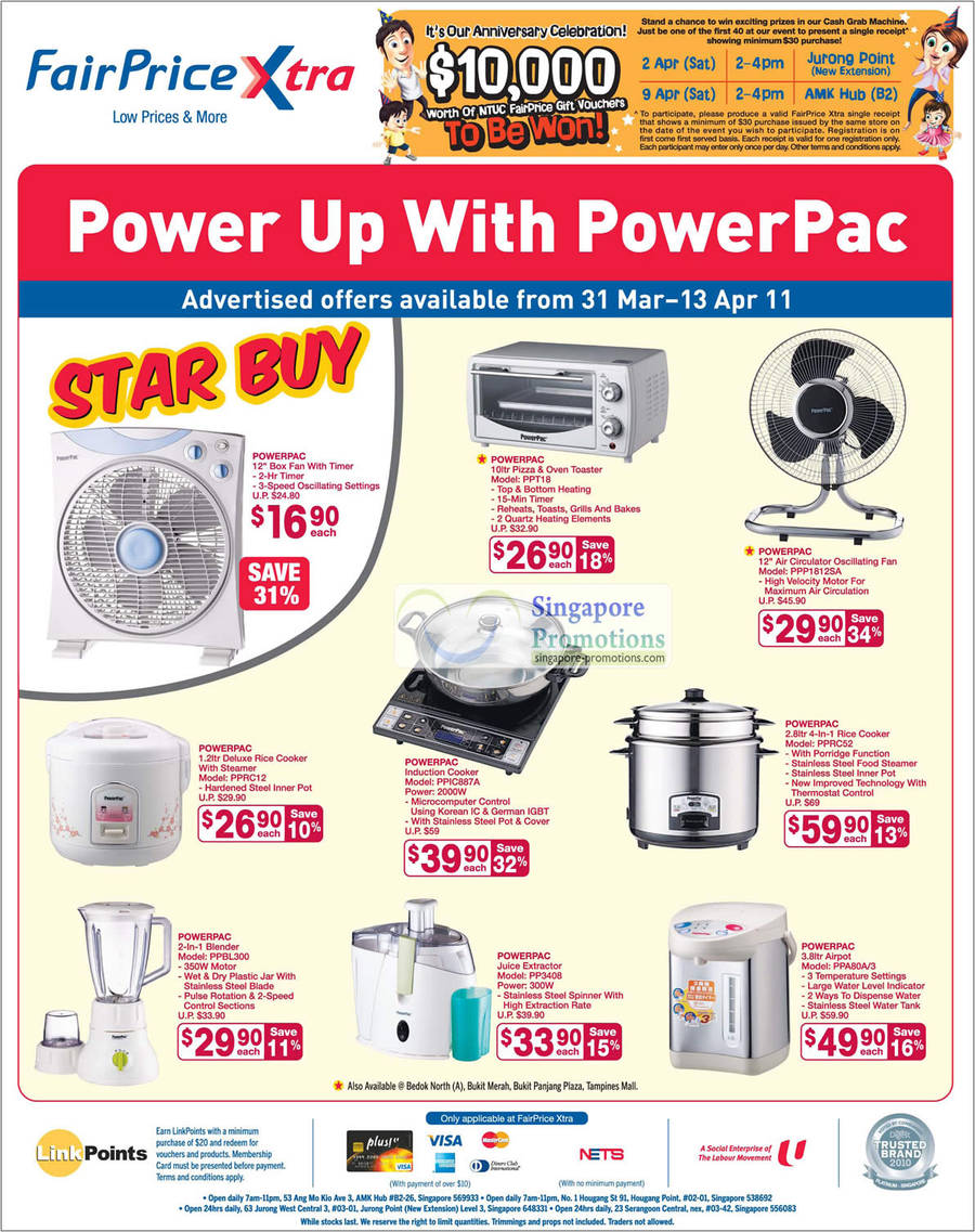 Fairprice Powerpac 31 Mar 2011