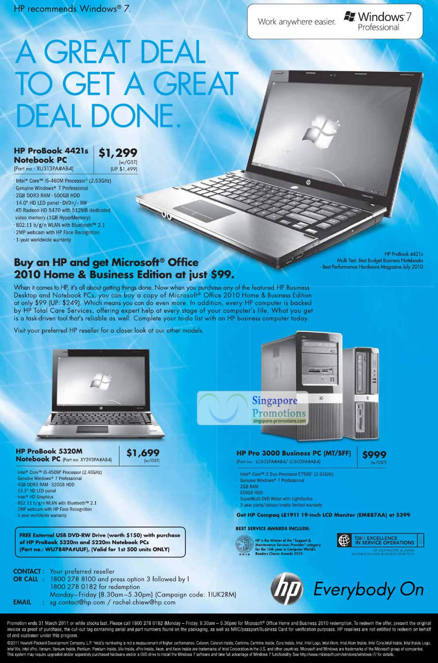 HP Business 23 Mar 2011