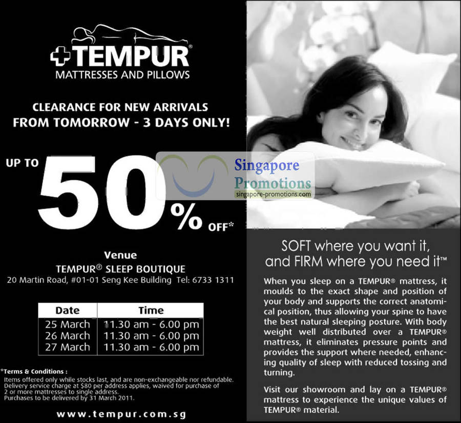 Tempur Mattress 25 Mar 2011