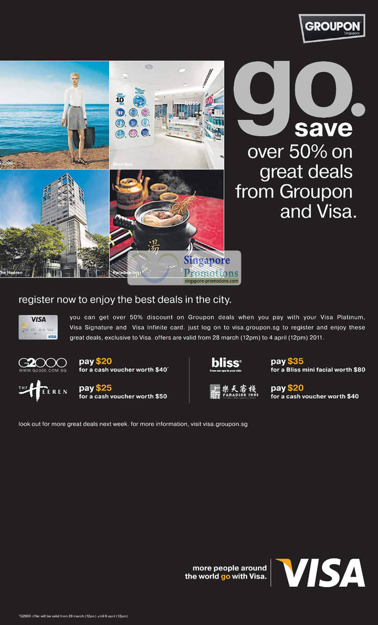 Visa Groupon 28 Mar 2011