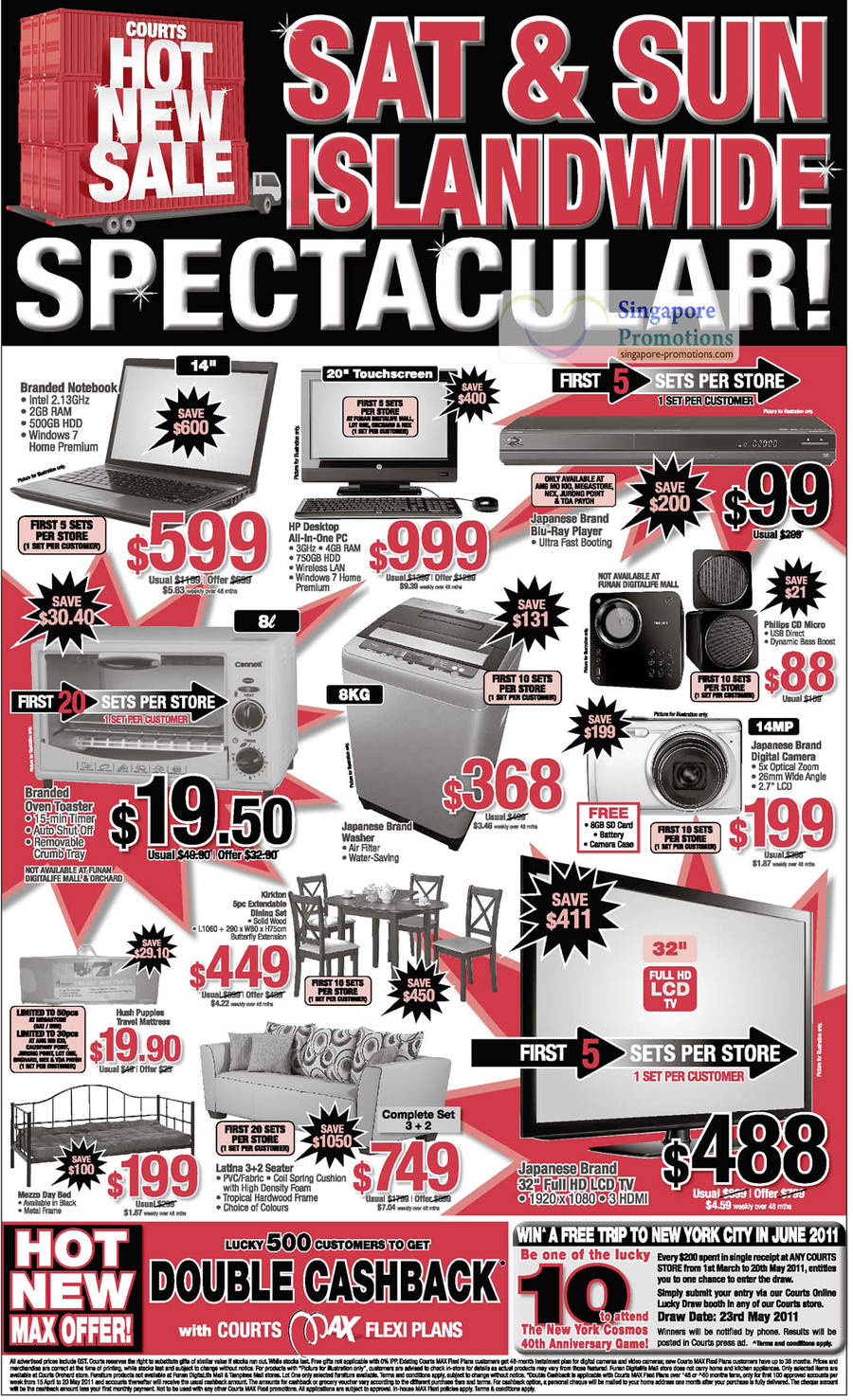 23 Apr Limited Deals, Notebooks, Desktops, Furniture, Latina, Mazza, Washing Machine, Digital Camera, Blu-Ray Player