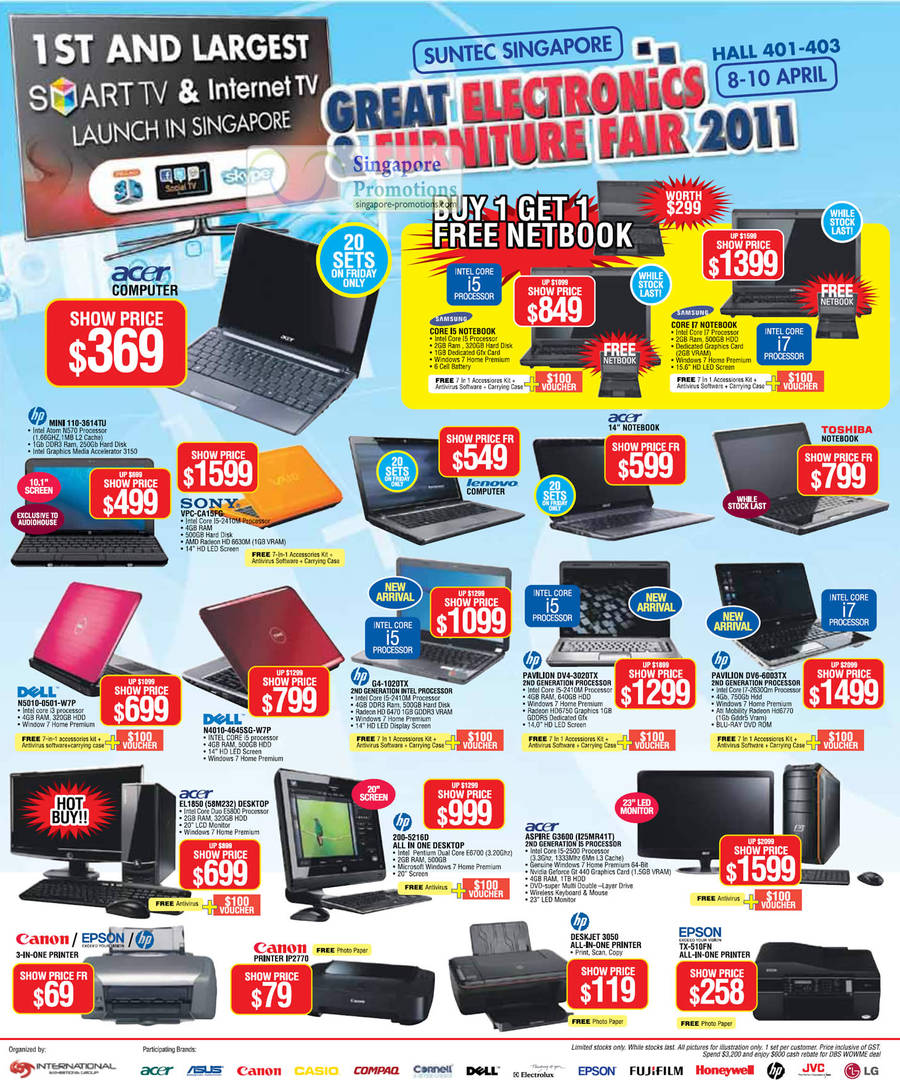 8 Apr HP Mini 110, Sony VPC-CA15FG, Dell N5010-0501-W7P, N4010-4645SG, EL1850, HP G4-1020TX, HP 200-5216D, G3600, DV4-3020TX, DV6-6003TX, Epson TX-510FN