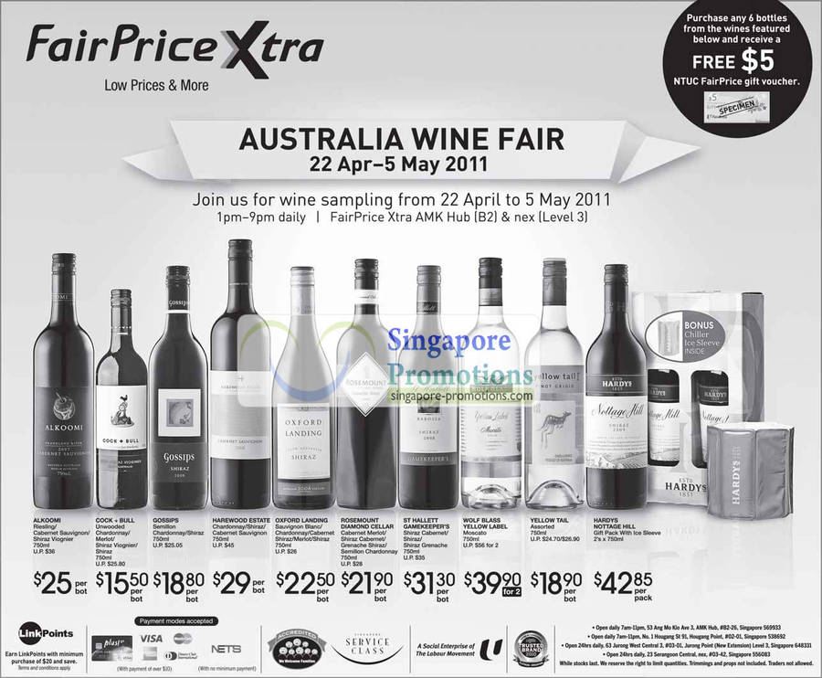 Fairprice Australia Wine 22 Apr 2011