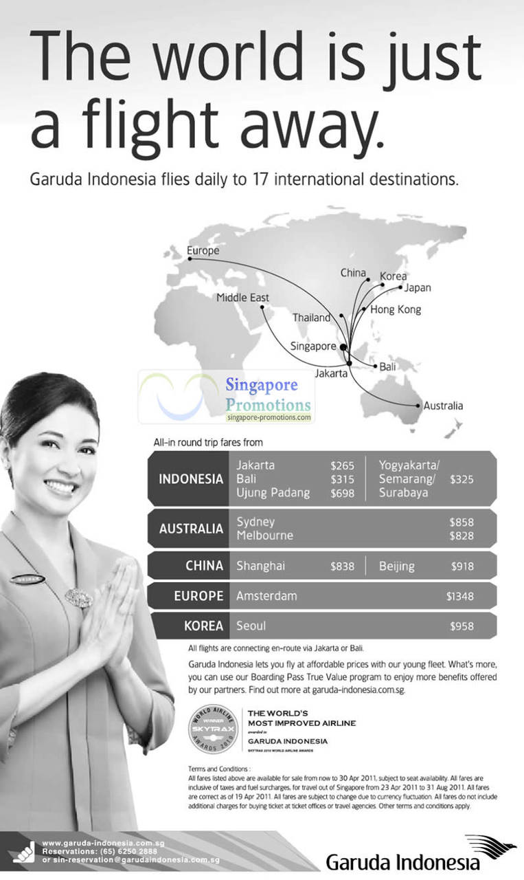 Garuda Indonesia 19 Apr 2011