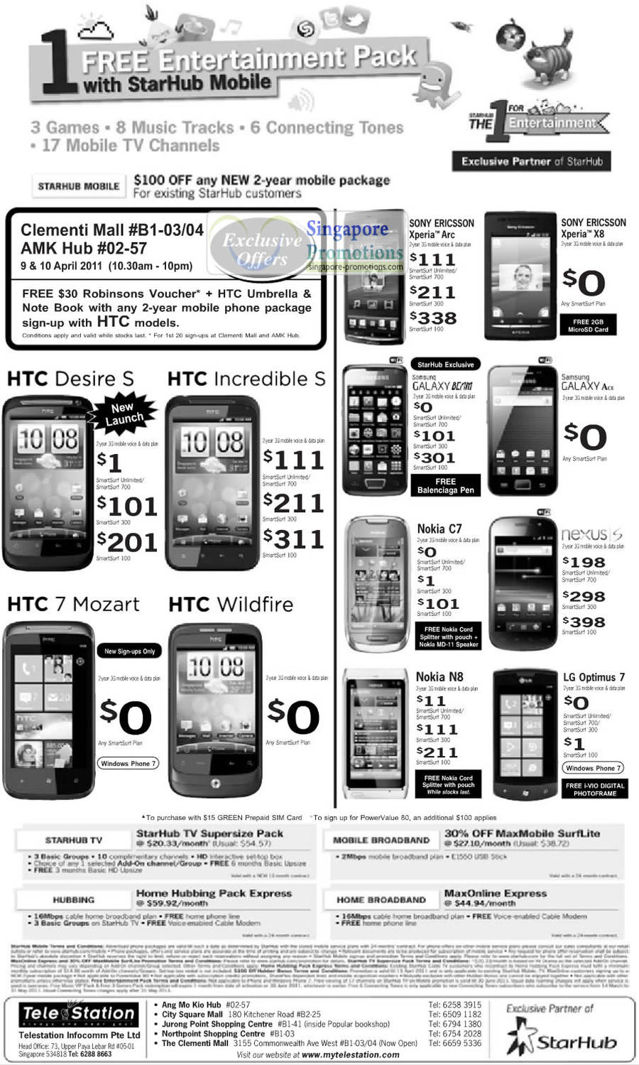 HTC Desire S, Incredible S, Sony Ericsson Xperia Arc, Xperia X8, Samsung Galaxy Beam, Ace, Nokia C7, Nexus S, Nokia N8, LG Optimus 7, Mozart, Wildfire