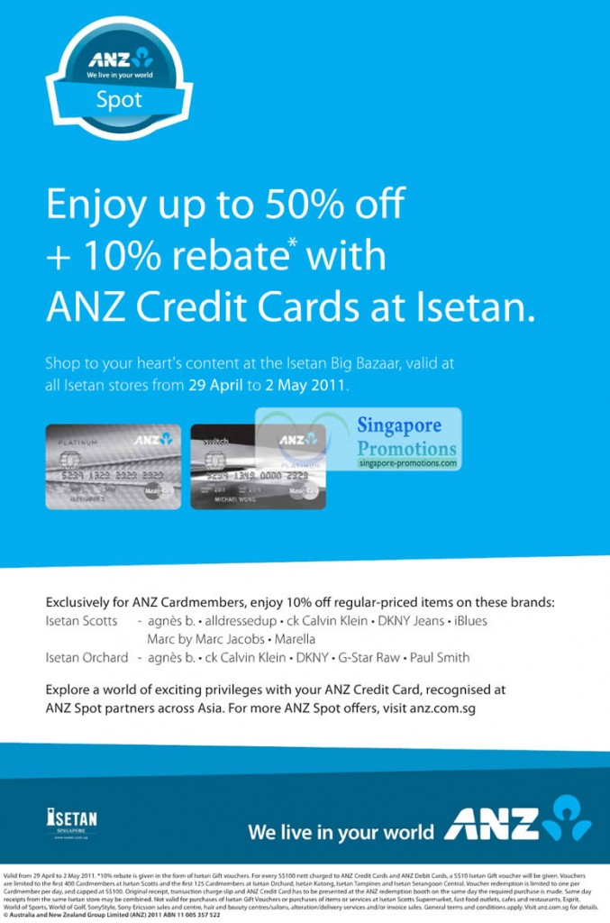 Isetan ANZ 28 Apr 2011