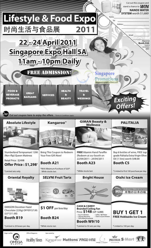 Featured image for (EXPIRED) Lifestyle & Food Expo 2011 @ Singapore Expo 22 – 24 Apr 2011