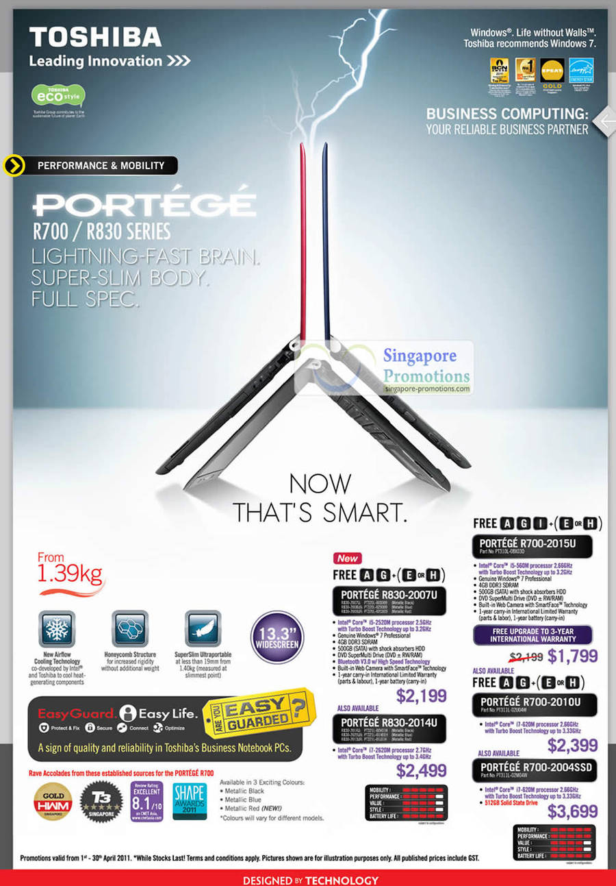 Portege R830-2007U 2014U, R700 2015U, R700-2010U, R700-2004SSD