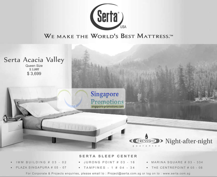 Serta USA 15 Apr 2011