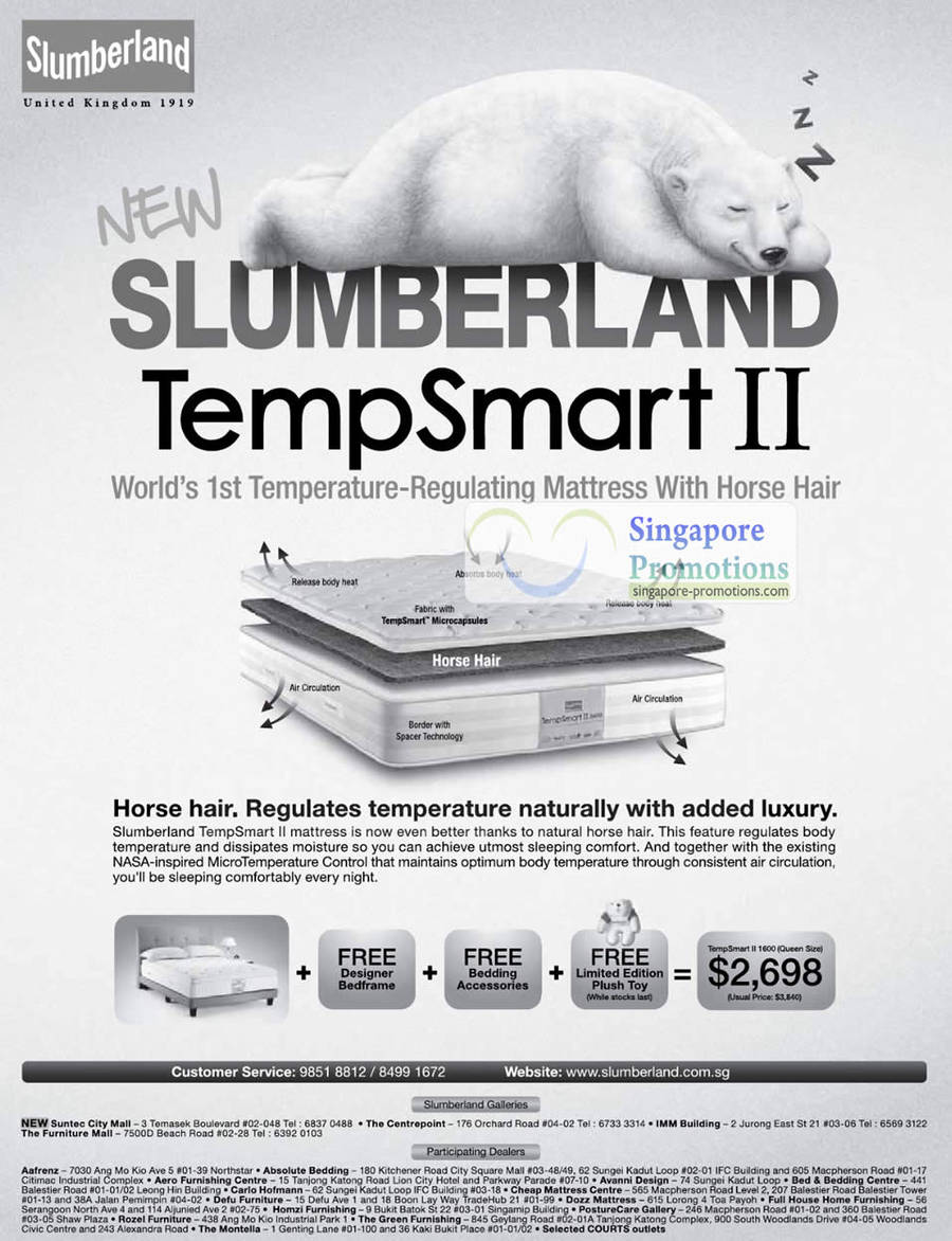 Slumberland TempSmart II 23 Apr 2011