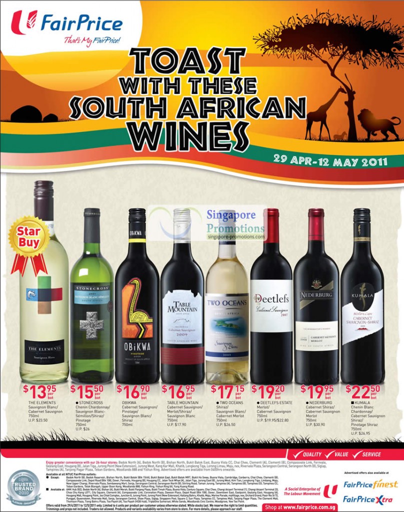 Wines, The Elements, Stonecross, Obikwa, Table Mountain, Two Oceans, Deetlefs Estate, Nederburg, Kumala