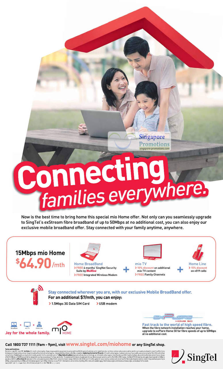 15Mbps Mio Home, Home Broadband, Mio DV, Home Line