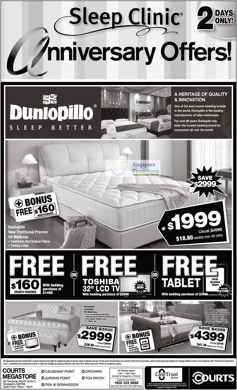 4 Jun Dunlopillo Mattress, New Traditional Premier, Lavendar, Tuberose