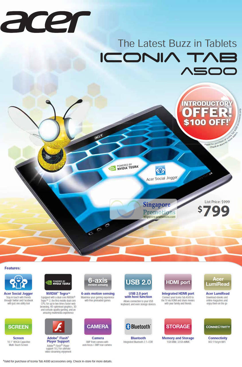 Iconia Tab A500 Tablet