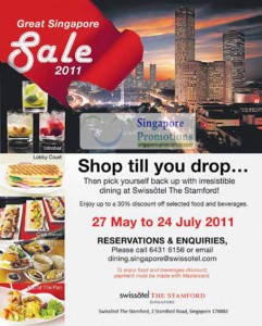 Featured image for (EXPIRED) MasterCard Swissotel The Stamford Up To 30% Off Sale 27 May – 24 Jul 2011