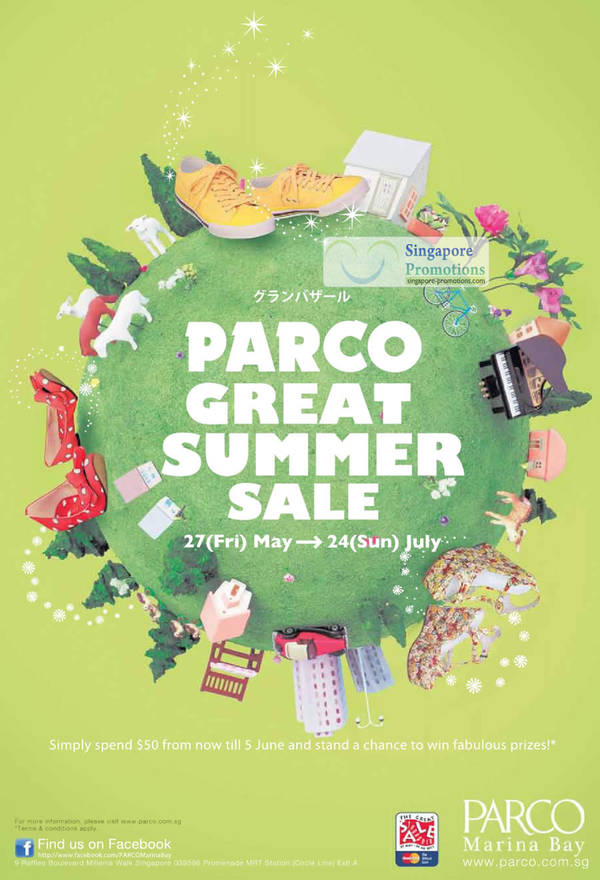 Featured image for (EXPIRED) Parco Marina Bay Great Summer Sale 27 May – 24 July 2011