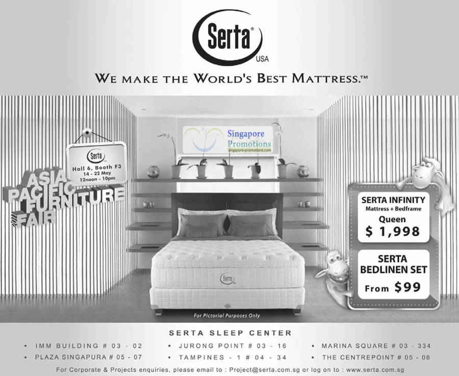 Serta Mattress Infinity, Bedlinen Set