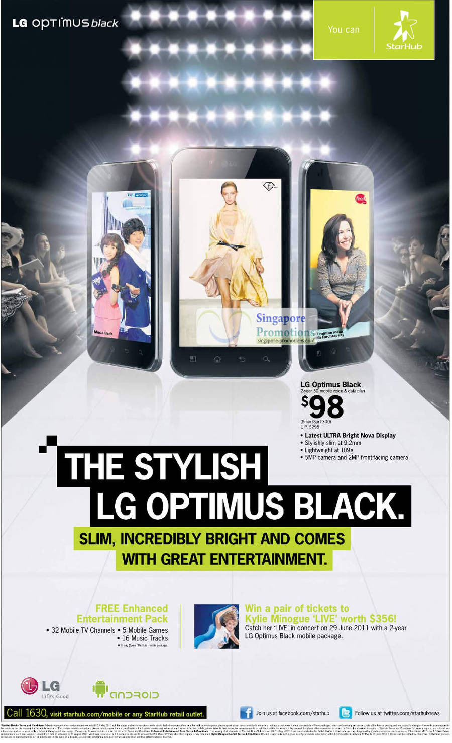 Starhub LG Optimus Black