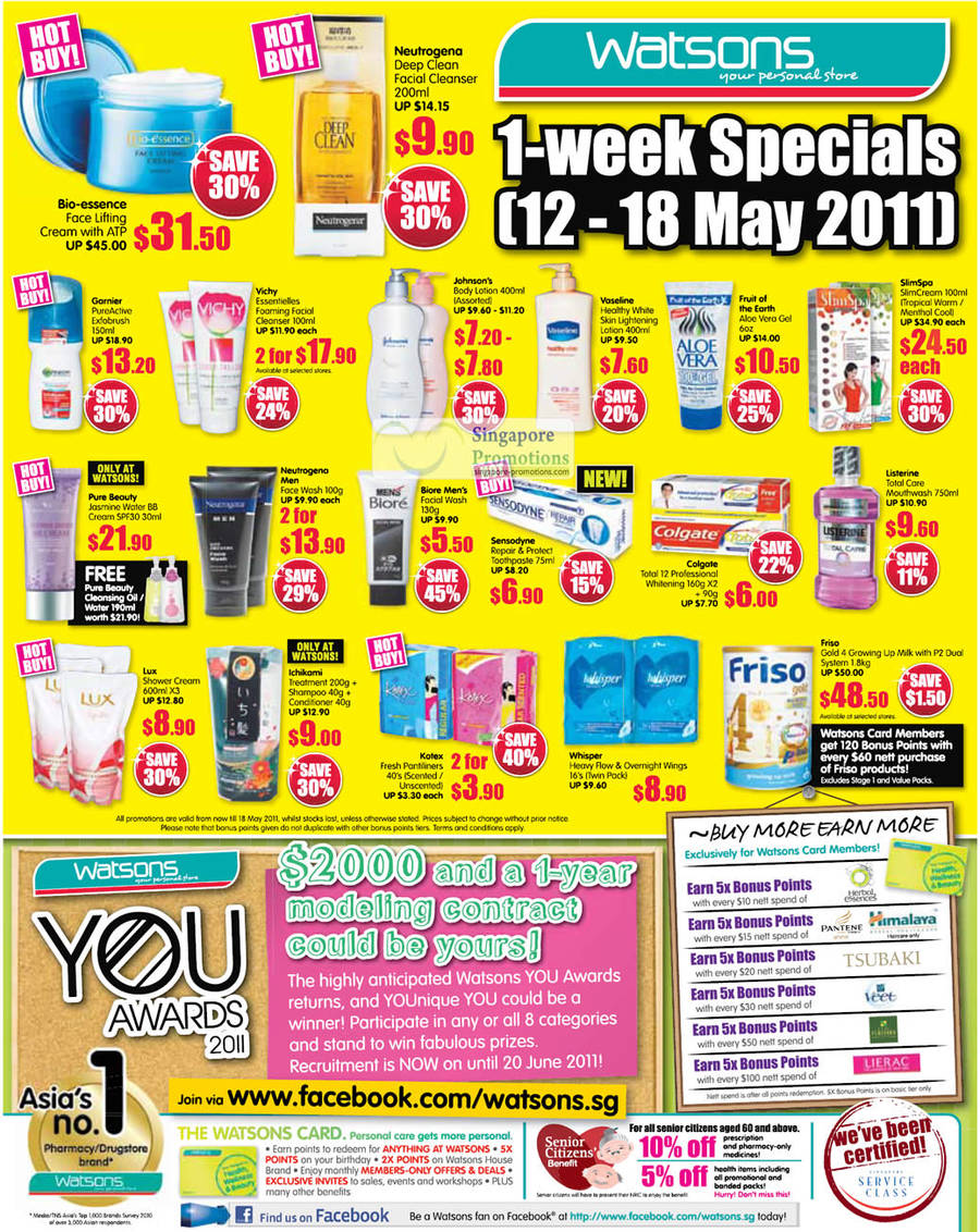 Watsons 12 May 2011
