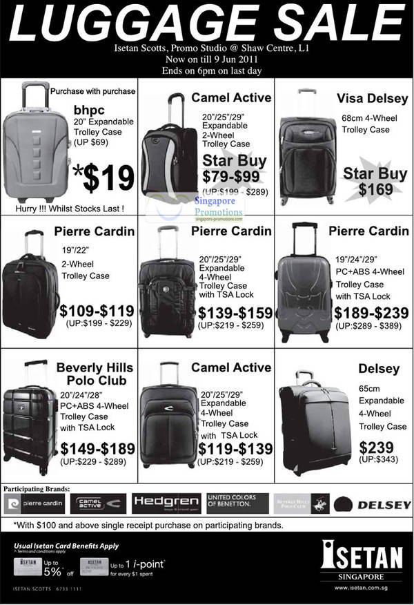 bhpc luggage price