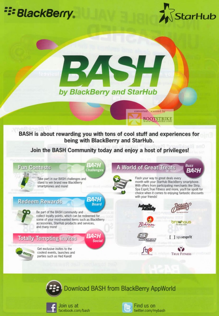 Starhub BlackBerry BASH Community