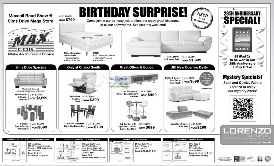 10 Sep Birthday Surprise, Maxcoil Road Show, 28th Anniversary Special