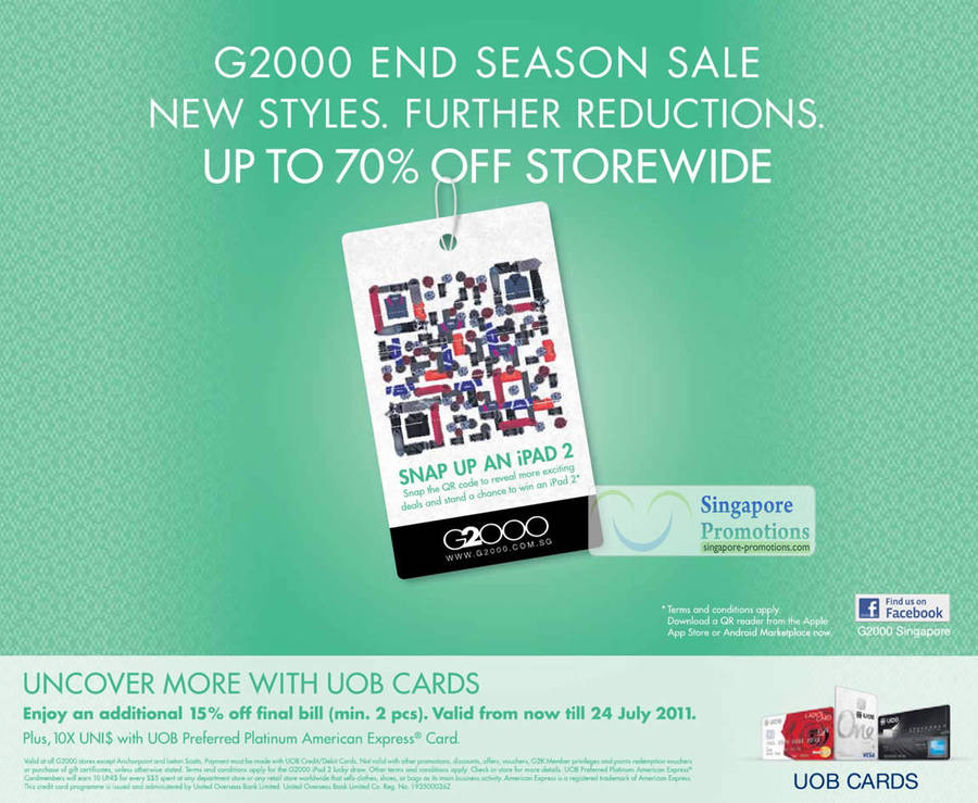 20 Jul Further Reductions Up To 70 Percent Off