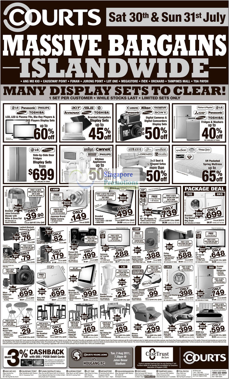 Display Sets, TV, Fridge, Notebooks, Kitchenware, Karcher WD2200, BSSB Zara Bed Frame