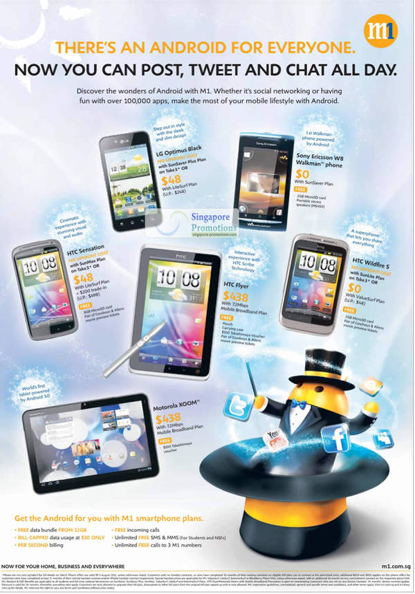 Featured image for (EXPIRED) M1 Mobile Phones & Home/Mobile Broadband Offers 30 Jul – 5 Aug 2011