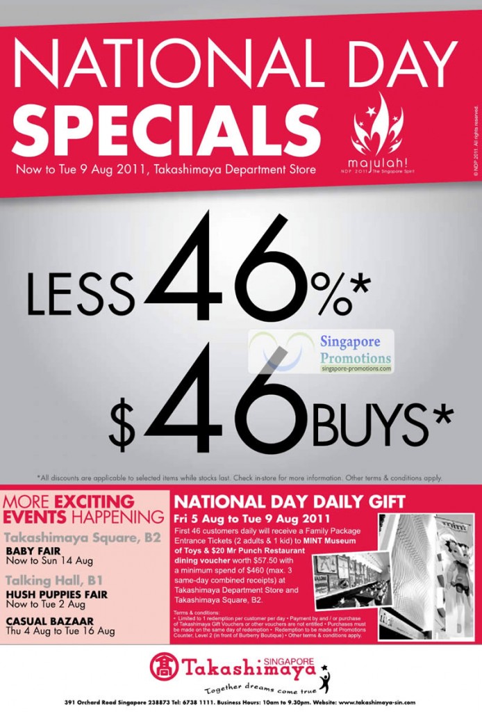 National Day Special 46 Percent Off