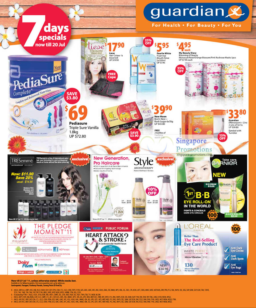 Pediasure Triple Sure Vanilla, Liese, New Moon Birds Nest, Tresemme, Garnier, Loreal Paris, Style