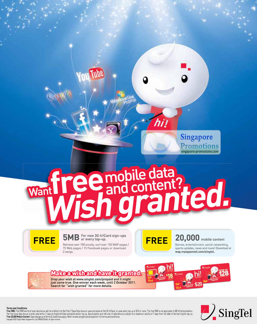 Singtel hiCard 29 Jul 2011